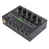 4 Channel Mixer RGB Light Low Noise Multifunctional DJ Controller Sound Mixer for Music Recording