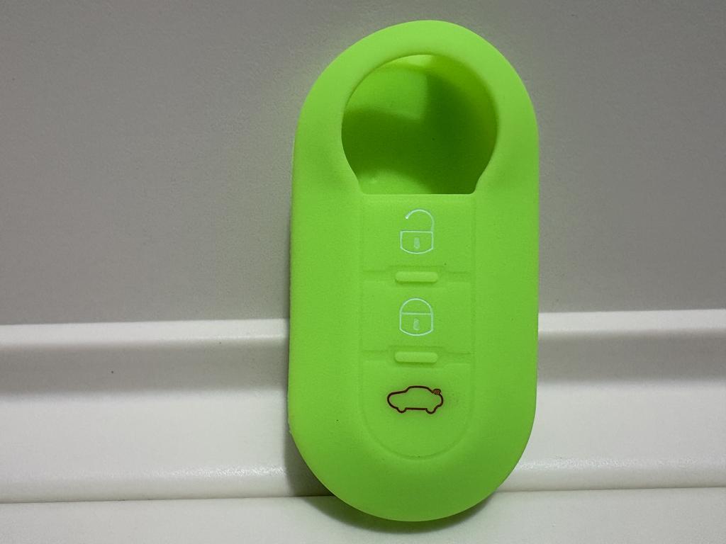 1Pc New Silicone Case For Fiat 500 Panda Doblo Bravo Stilo Flip Remote 3 Button Shell