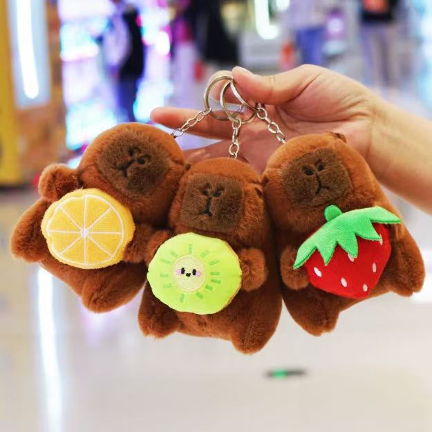 

Cute Cute Pendant Plush Toy Doll Capybara Bag Pendant Keychain Doll Doll 15cm