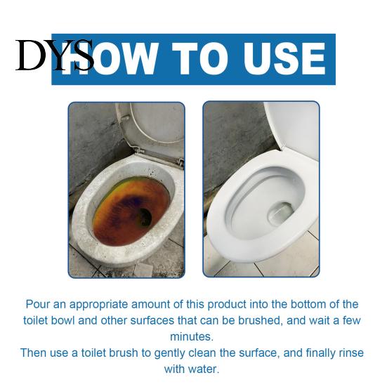 Eco-friendly Toilet Cleaner Quick Foaming Bowl No Odor Safe To Grime Remover Use Foam Powder Household Cleaning Essential Mild