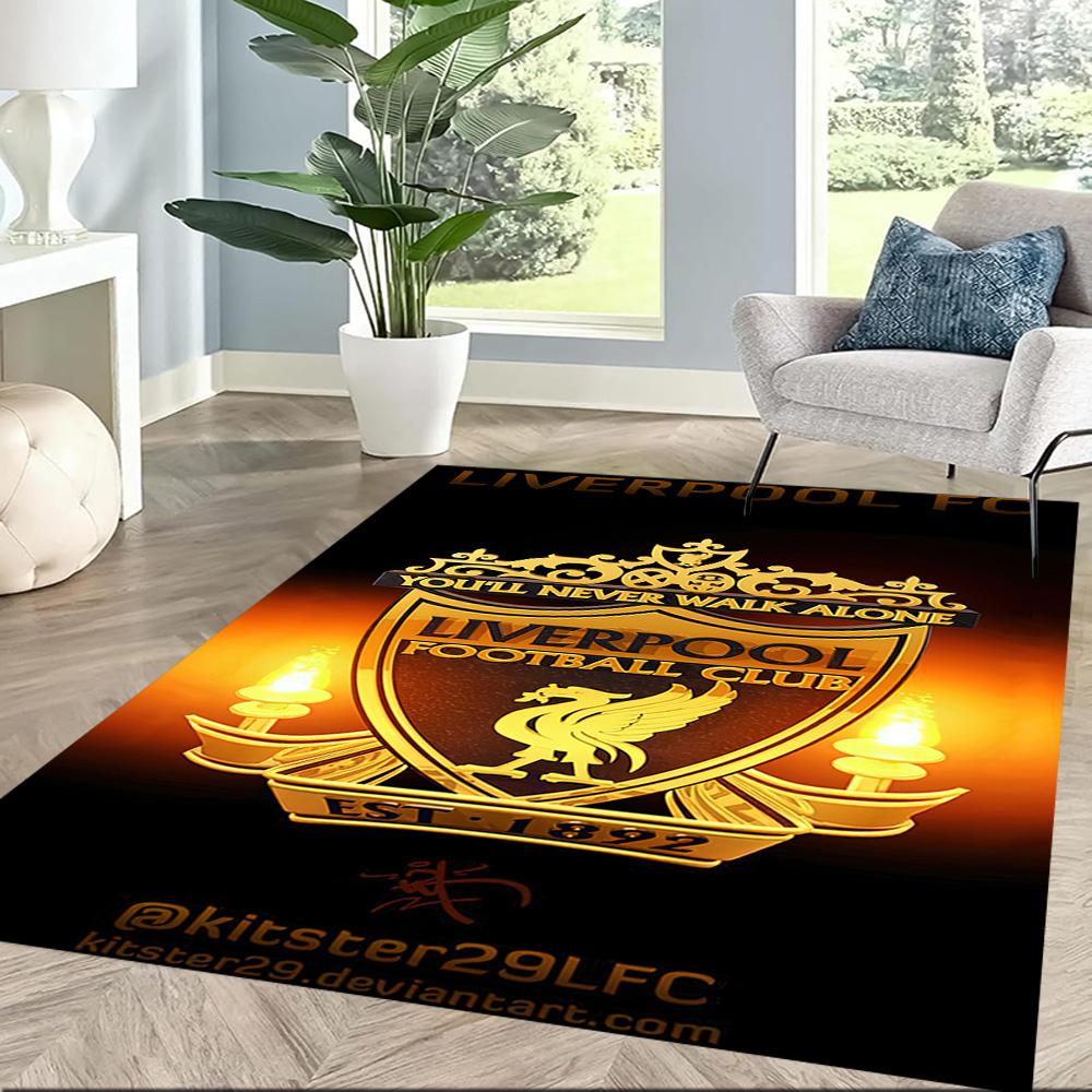 Liverpool Football Club Carpet Design For Living Rooms Outdoor Decorate Room Foyer Antislip Carpet Anime Office Decor Birthdaychristmas Gift