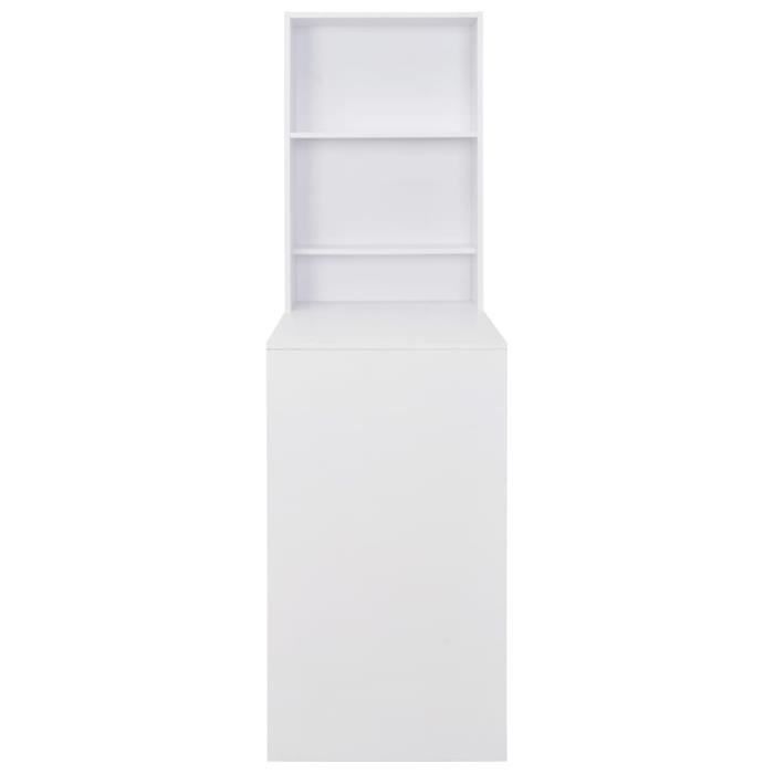 Table de bar - VIDAXL - Blanc - Contemporain - Design - Armoire de rangement