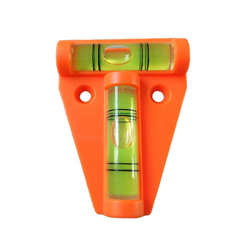 T-Type Black Triangular Bidirectional Spirit Level with Base Meter for RV Accessories