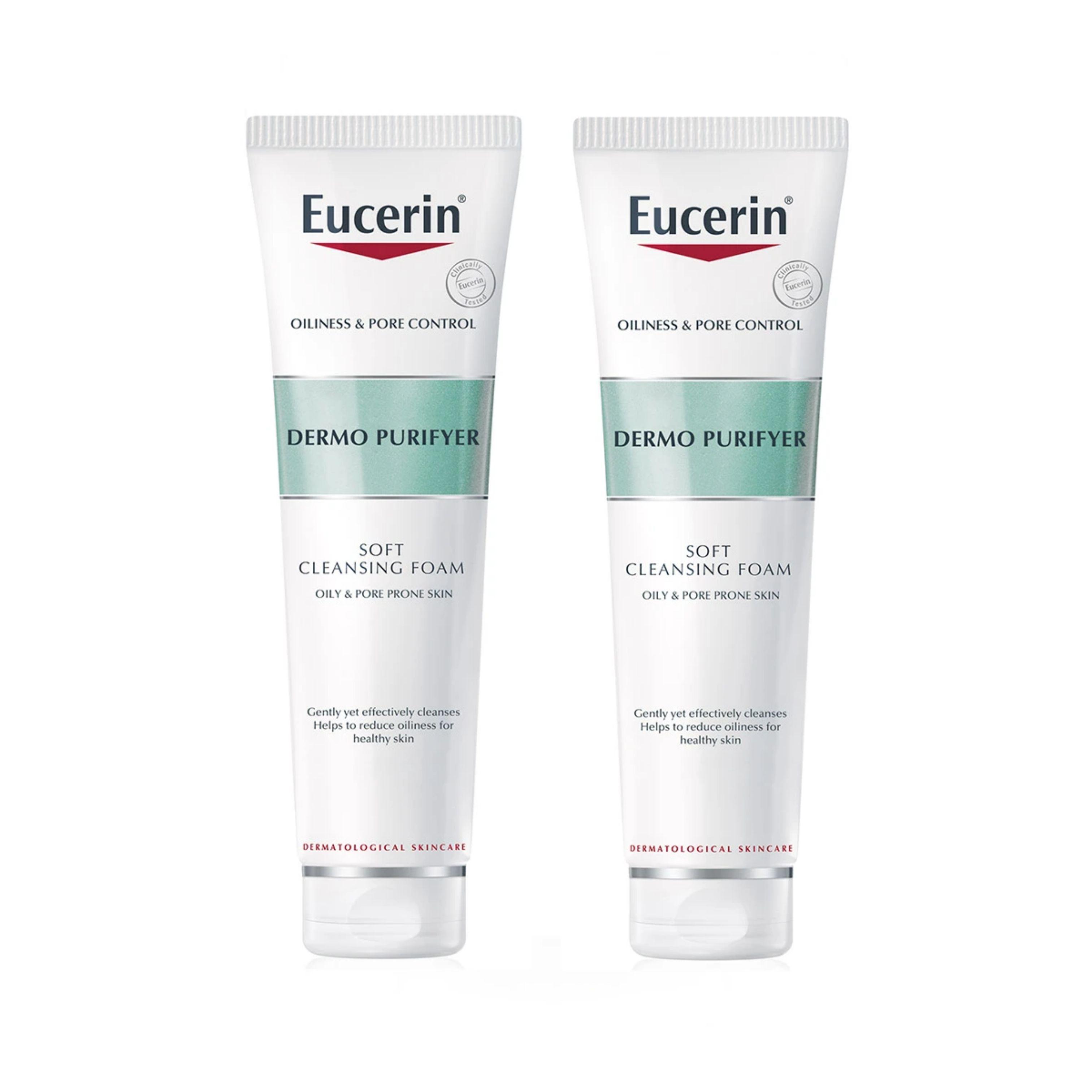 Eucerin Dermo Purifyer Deep Cleansing Foam 150g x2