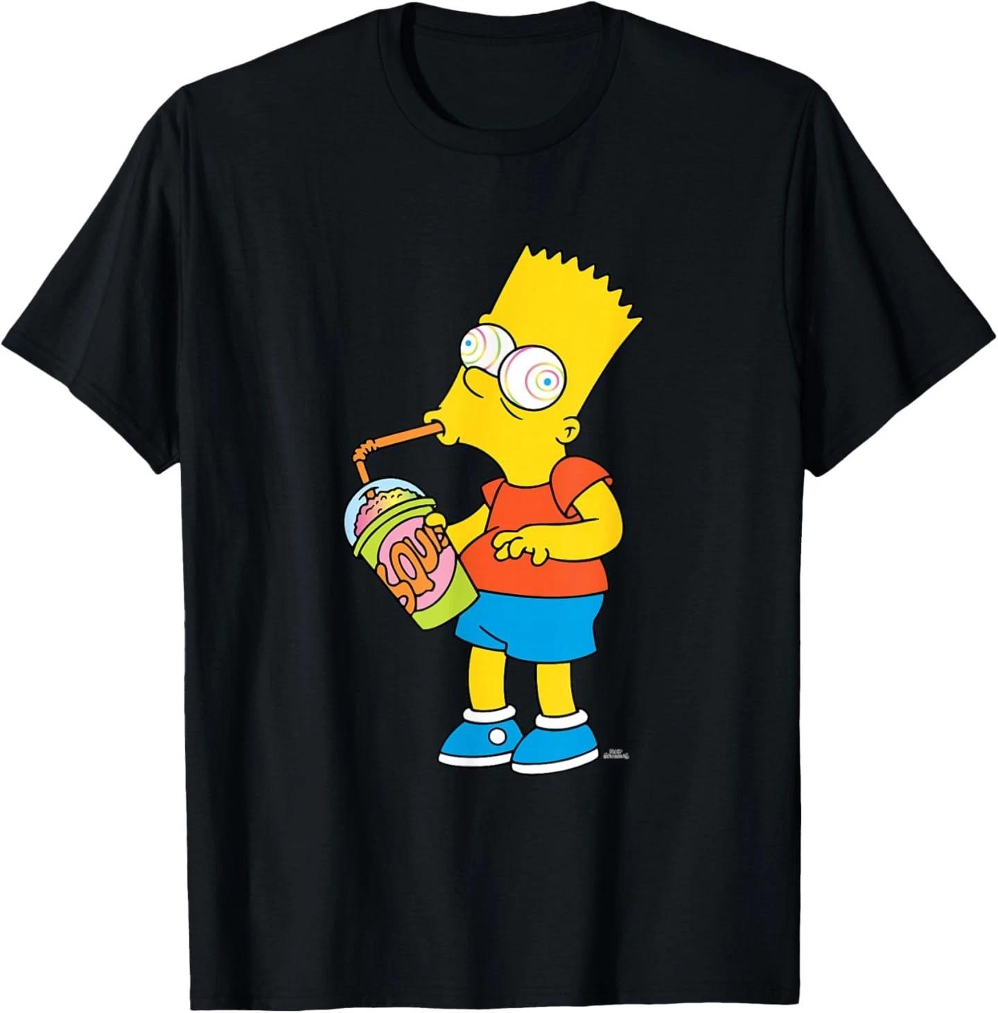 The Simpsons Bart Simpson Squishee Brain Freeze T-Shirt S