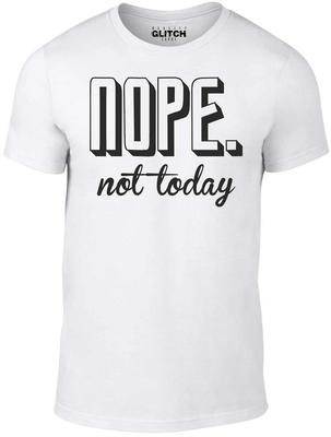 Nej Inte Idag Herr T-shirt Rolig Negativ Nej Design Slogan Gåva Jul