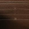 Used 12564 Zippy Organizer N60003 7940 Old Model Logo Brown Zip Around Card Case Coin Purse Damier Ebene Unisex from