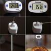 Portable Home Kitchen Electronic Thermometer Stainless Steel Insert Food Liquid Water Oil Food Thermometer Kitchen Tool