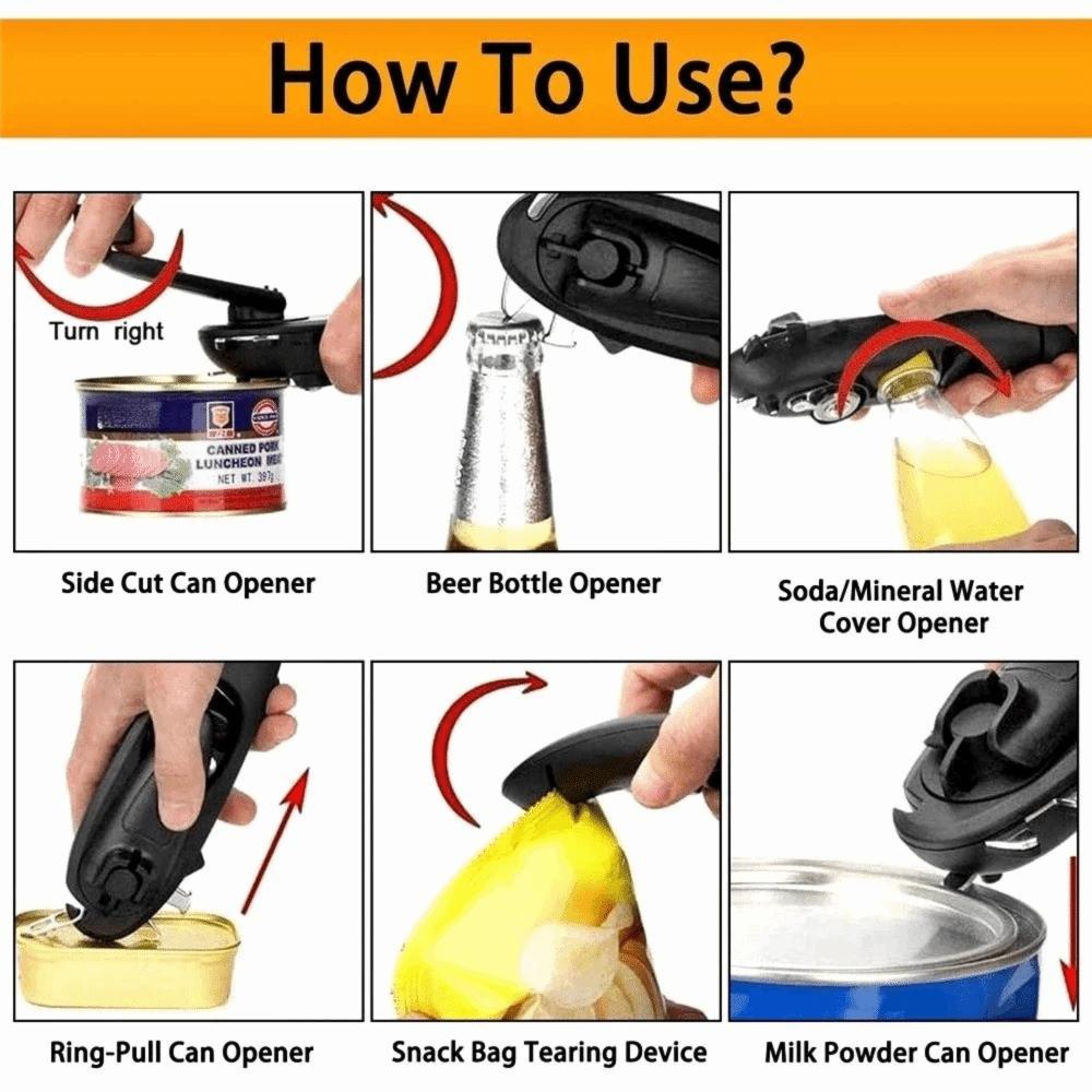 Multifunction Can Opener Manual Screw Can Opener Practical Jar Opener  Beer Opening