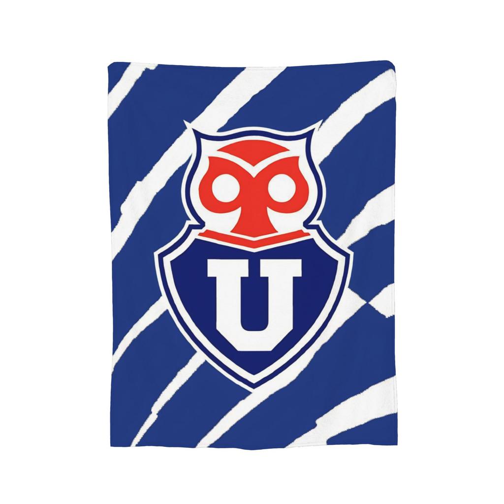 Club Universidad de Chile Copa Chile Flannel Throw Blanket Soccer Blanket for Home Car Super Warm Quilt,