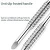Metal Cuticle Remover Nail Cleaner Manicures and Pedicures Tool Cuticle Pusher