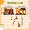 Halloween Display Tray Decor Bead Garland Wooden Signs for Indoor Spaces