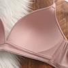 New Seamless Women's Underwear Sexy Deep V Push Up Bra Wireless Caramel Color Lingerie Adjustable Strap Comfort Brassiere