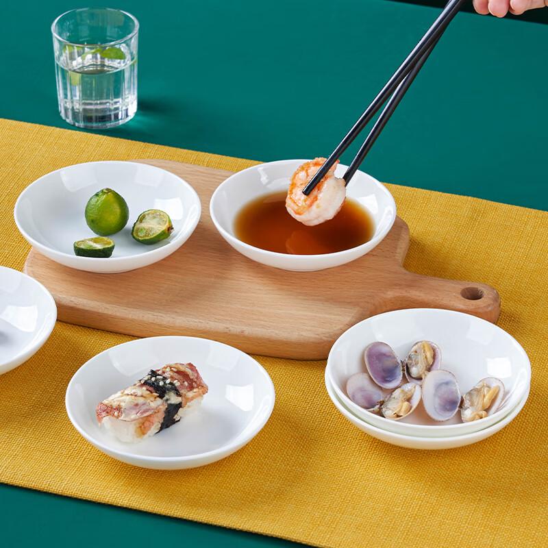 Youlaifu Bone China White Round Plates & Dishes Set