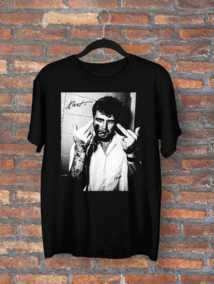 Alex Warren Face Middle Finger Signature T Shirt All Size S-5Xl DS97 Unisex T-Shirt