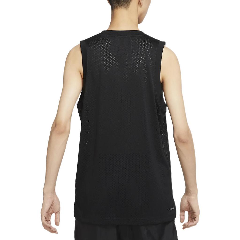 Jordan Tank Tops Men's Black Crew Neck Moderate Straight Fit DX6583-010