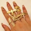 18K Gold European Dove Ring - Retro Stainless Steel Index Finger Jewelry