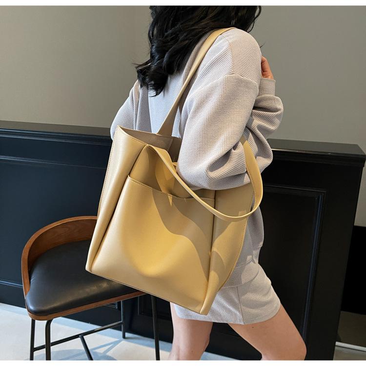 Women's Bag Large Capacity Shoulder Bags High Quality PU Leather Handbags and Purse Female Retro Tote Bags