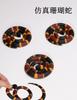 50CM Simulation Fake Snake Decoration Prank Toys Realistic Rubber Snakes Keep Birds Away That Look Real Halloween Party Favors