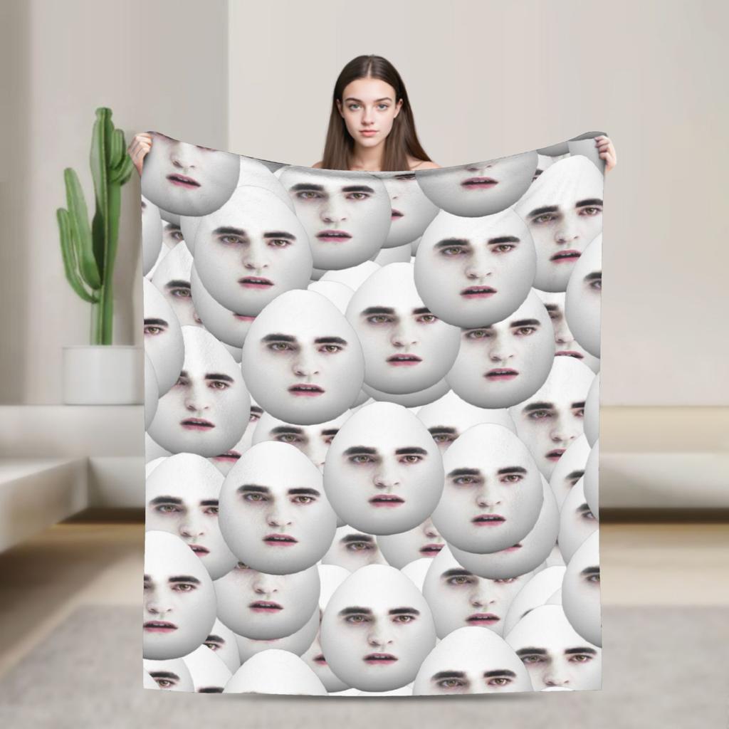 Sága Stmívání Edward Eggward Deky Fleece Podzim/Zima Multifunkční Super Teplé Přehozy na Pohovku Cestovní Přikrývka