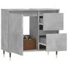 VidaXL Bathroom Cabinet Concrete Grey 65x33x60 Cm 831600