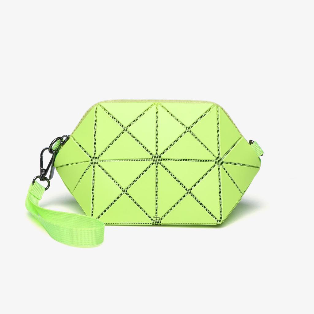 2025 Geometric Diamond Lattice Crossbody Shell Bag with Coin Purse