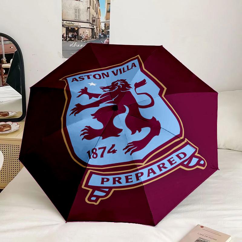 Football Club Emblem lion Umbrella 8-Frame for Travel, camping, Casual Lightweight Portable Umbrella, Essential for every family Holidays Gift