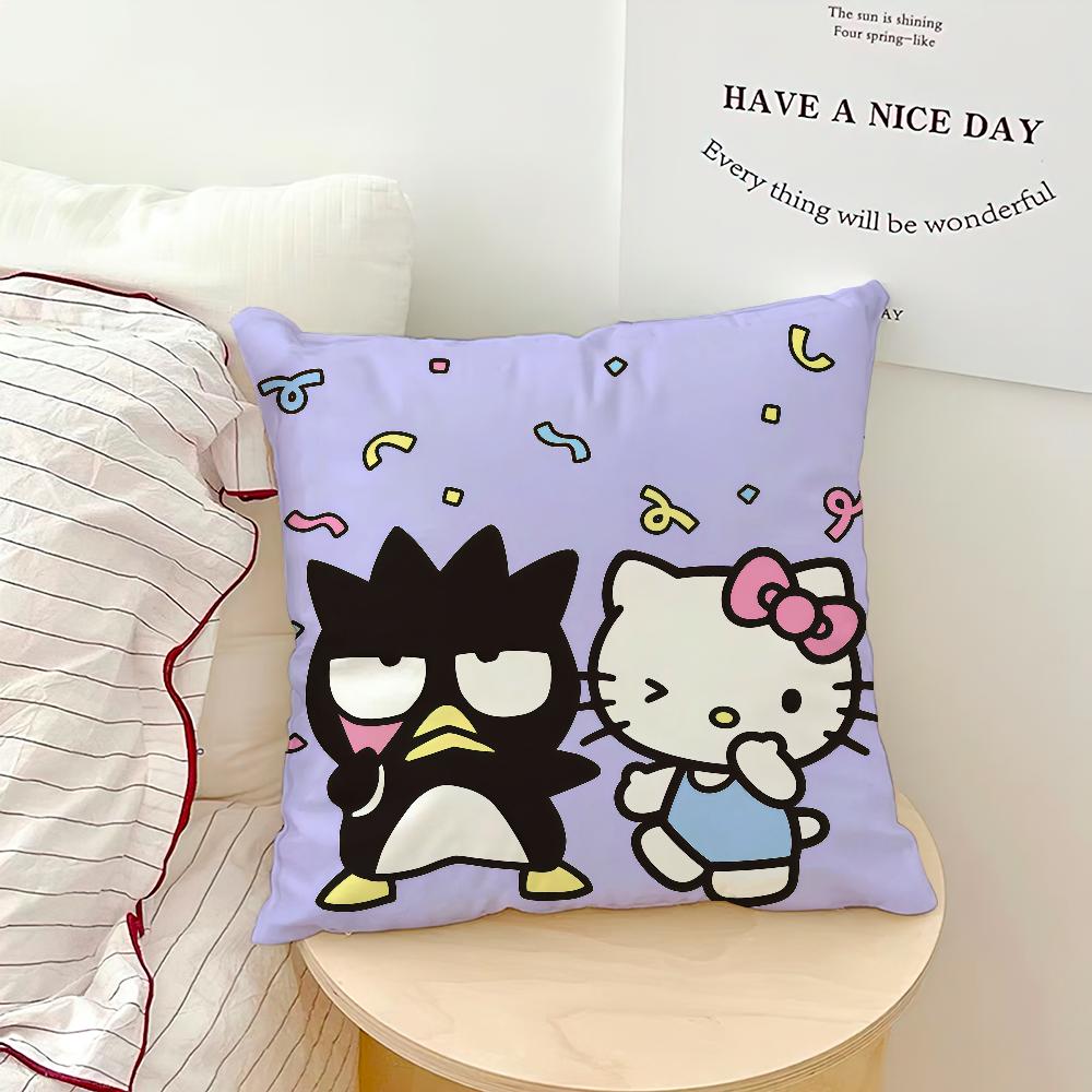 Funny Cute H-Hello K-Kitty B-Badt M-Maru Sro Comfort Soft Hogar Pillowcase Sofa Living Room Bed Home Decor Protective Covers