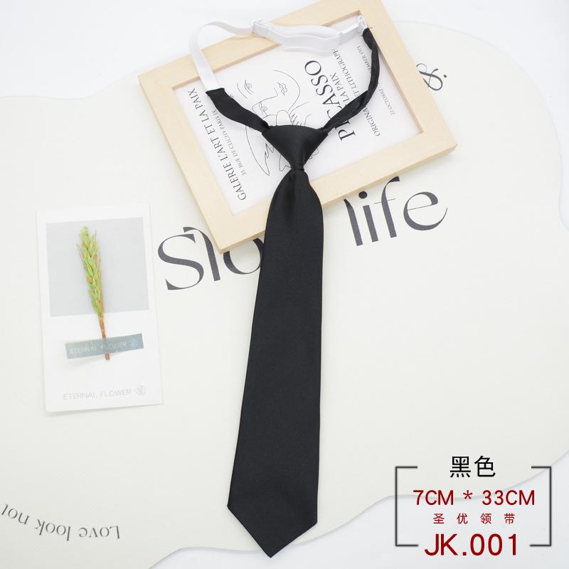 Tie Plaid Women Free Knotting Student College Style Japanese Short Uniform School Uniform Accessories Lazy