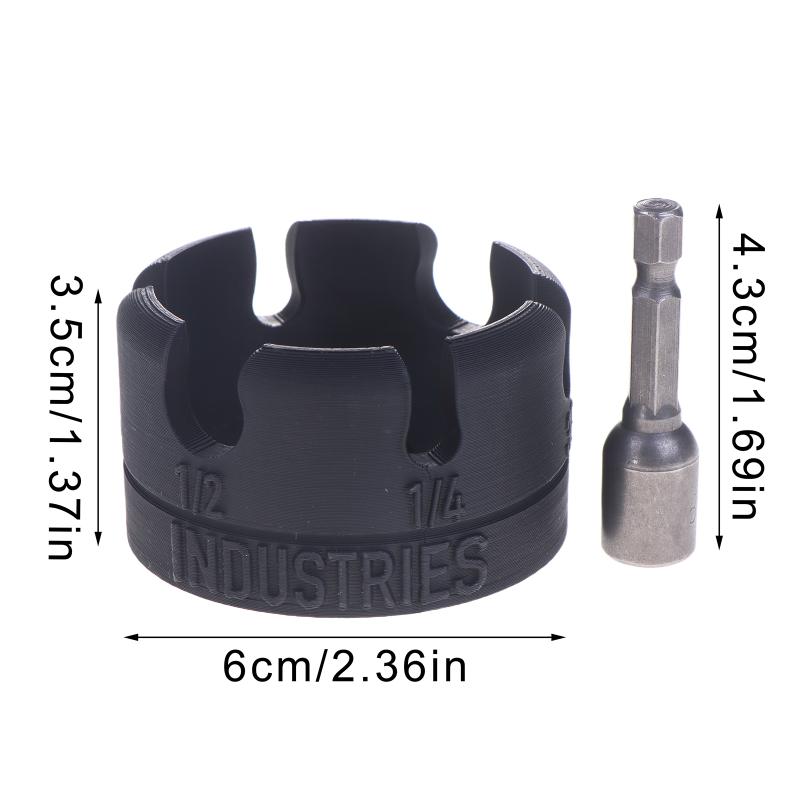 For Conduit Racks Socket Wrenches Nut Zipper Drill Attachment For Fast Nut And Bolt Removal, Nut Remover Bolt Extractor Tool