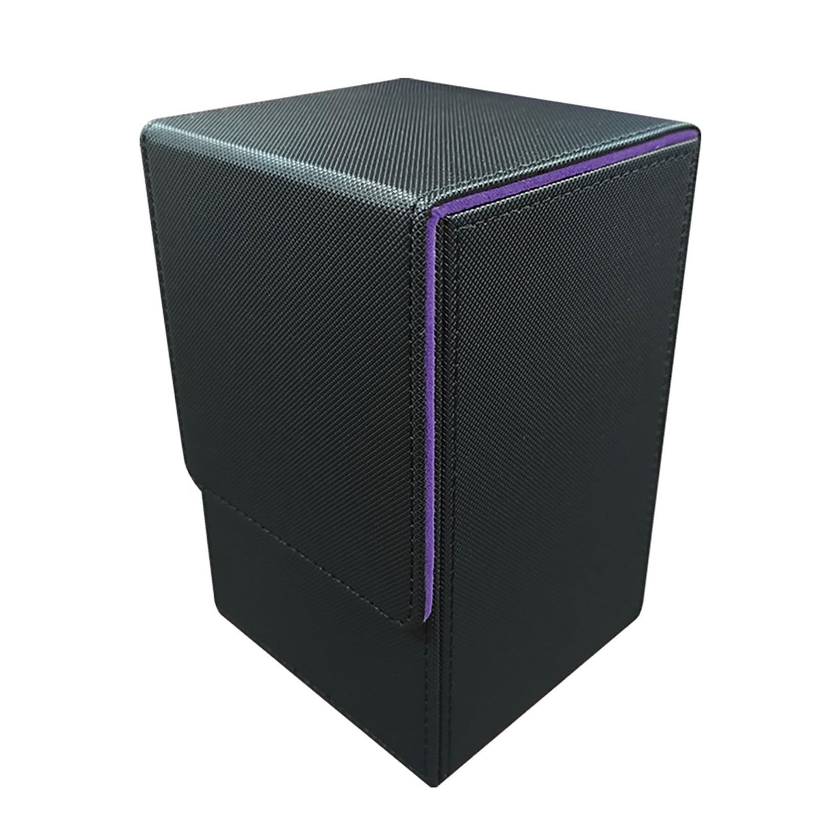 PSA Graded Trading Card Storage Card Trading Card Storage Deck Holder x [Cicogna] Case, Vertical, Leather-like, Deck, Box, (Black Purple)