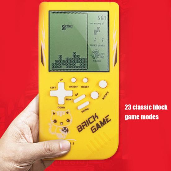 Game Machine 3.5 Inch Screen 23 Game Modes Vintage Easy Operation Clear Display Brick Game Kids Game Console Toy Game Accessory