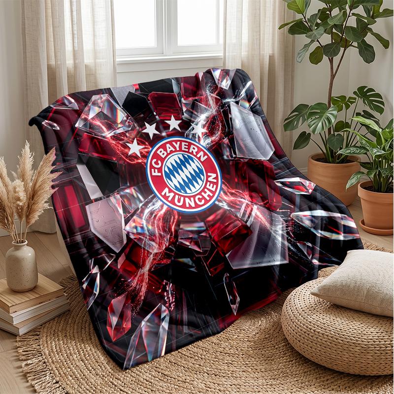 Bayern Munich Theme blanket Soft Flannel Blanket Plush Throw Blanket Cozy Sofa Bed Blanket for Home Decor