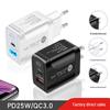 PD 25W Fast Charger 5V/5A Type-C Adapter for EU/UK