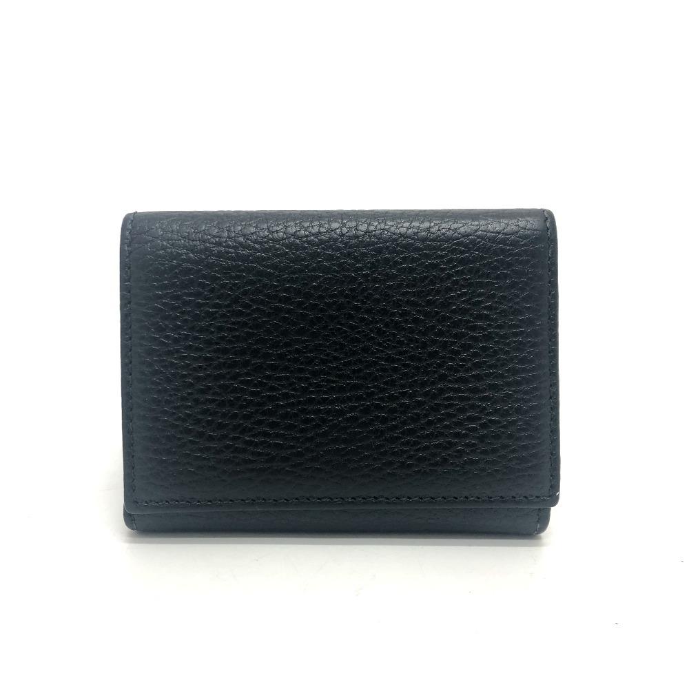 Gucci 474746 GG Marmont Compact Wallet Coin Compartment Trifold Wallet