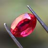 NATURAL Red Ruby Oval Shape CERTIFIED 3.60 Ct Loose Gemstone For Jewelry Making