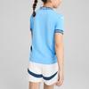Puma Manchester City Football Club Series 2024-25 Season Letter Print Comfortable Fashion Short Sleeve T-Shirt Kids Tops Blue 775078-01