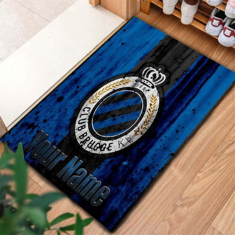 Club Brugge KV Custom Name Carpet Rug for Living Room Bedroom Home Sofa Decoration,Kids play Non-slip Floor Mat