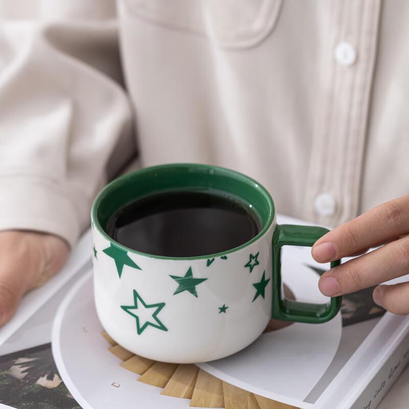 Creative Star Ceramic Coffee Mug 320ML Single Cup