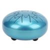 Tongue Drum 5.5in 8 Notes Chakra Tank Alloy Animal Pattern Percussion Instrument