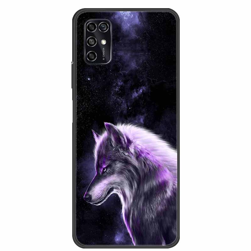 For ZTE Blade V2020 Smart Case Black Bumper Silicon TPU Soft Phone Cover Case For ZTE Blade V20 Smart 8010 Funda Cartoon Coque