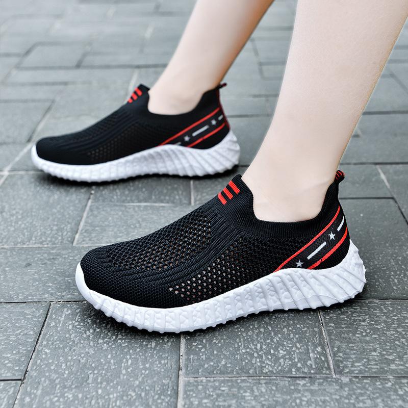 Boys' shoes 2025 spring and autumn new breathable mesh medium and large children's small boys children's mesh shoes one-pedal sneakers