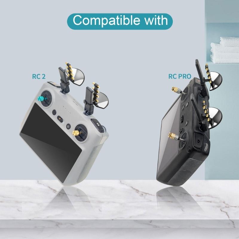 1 Pair Signal Extension Antenna Yagi Antenna Set Signal Extenders for Air 3/Mini 4 Pro Boost Transmission Reach