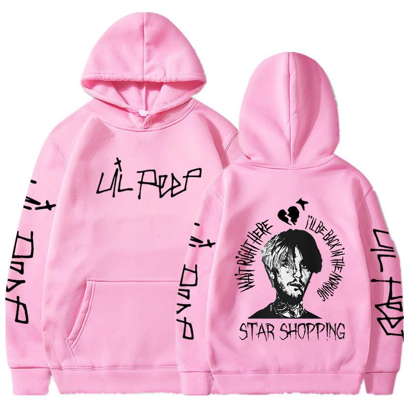 Rapper Lil Peep Cry Baby Hoodies Men Clothing Fashion Vintage Hip Hop Oversized Sweatshirts Casual Harajuku Hoodie Streetwear