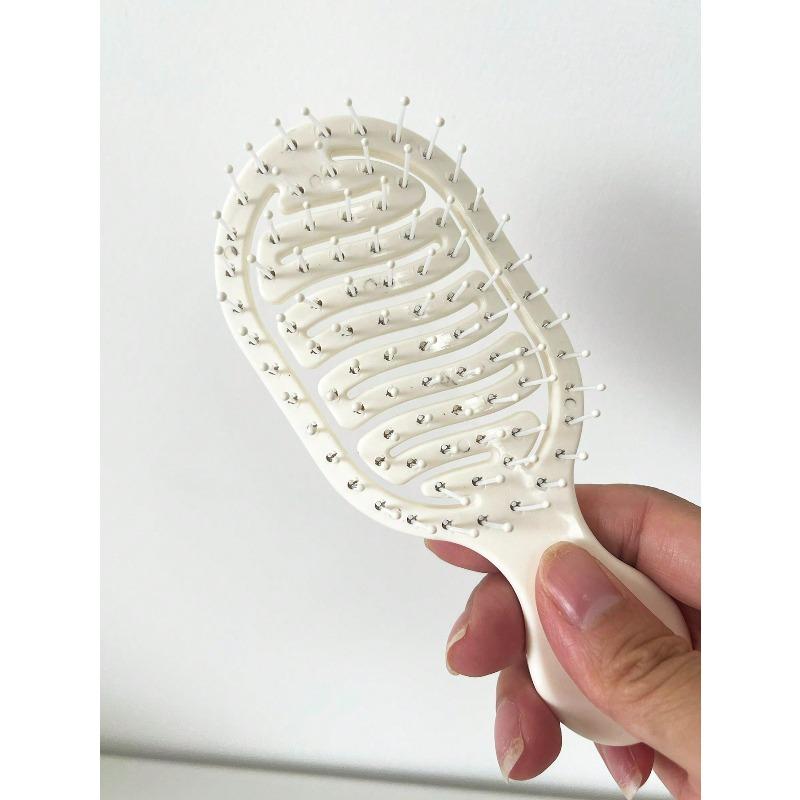 1pc Mini Hollow Portable Styling Comb, Hair Brush, Comb, Hair Tools For Barber Salon Hair Accessories Brushes, Edge Brush Hair Comb