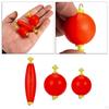 10pcs EVA Foam Floats Bobber Fishing with Connector Hooks Bobbers