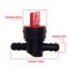 Plastic Petcock Switch Wear-resistant Leakproof Shut Off Valves Good Sealing Inline Fuel Tap Motorcycle Fixing Accessories