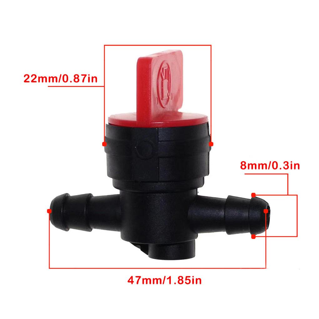 Plastic Petcock Switch Wear-resistant Leakproof Shut Off Valves Good Sealing Inline Fuel Tap Motorcycle Fixing Accessories