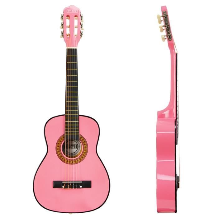 Pack De Guitare Classique - 3rd Avenue - 1/2 Taille - Couleur Rose - Idéal Pour Débutants