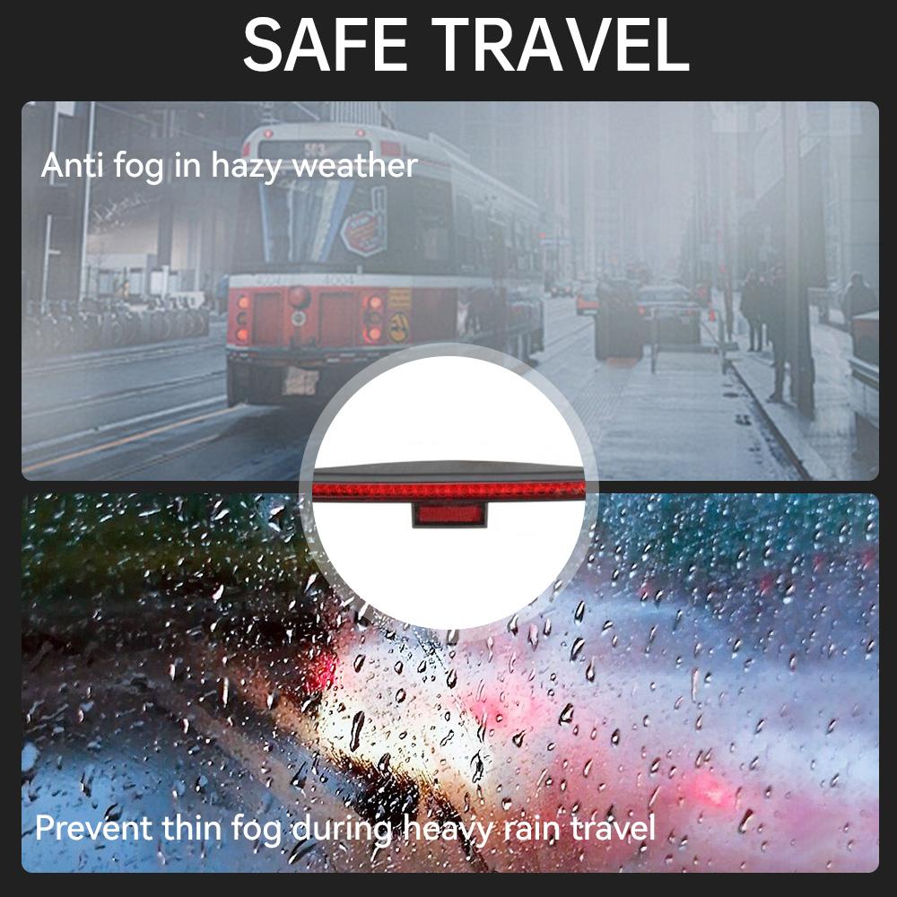 Universal 12V Car Third Brake Lights Bar Rear Parking Signal Lamp 28 LED Truck High Mount Stop Warning Light